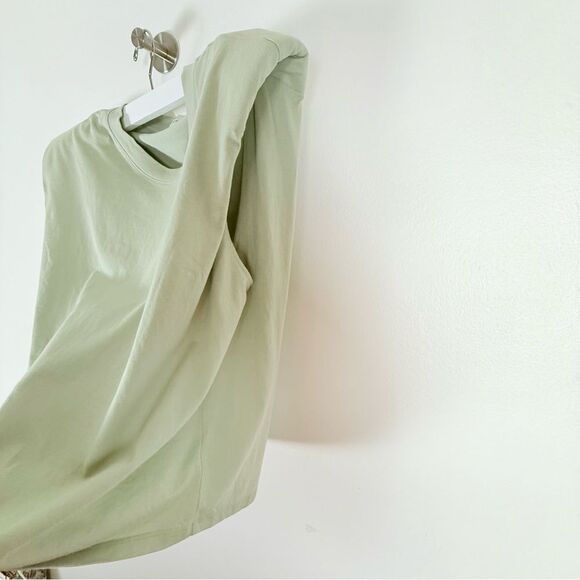 ARITZIA BABATON Shoulder Pad Tee Shirt 100% Cotton NWT Sleeveless Top - Picture 10 of 16